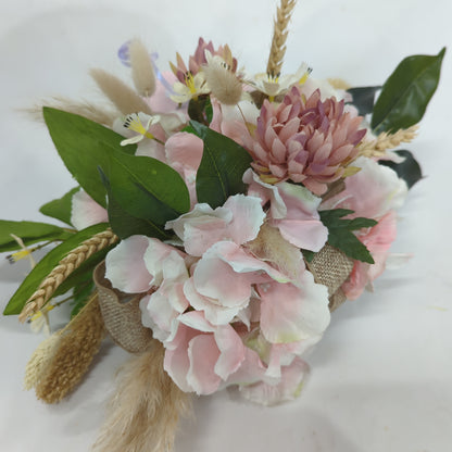 Faux Arrangement | Pampas Pinks