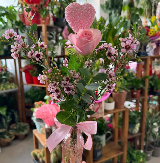 Pink Rose | Bud Vase Gift