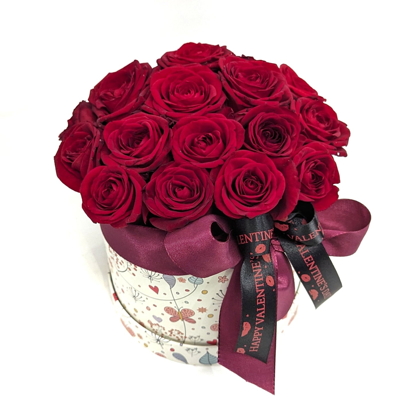 Hat Box | Valentine's Red Roses