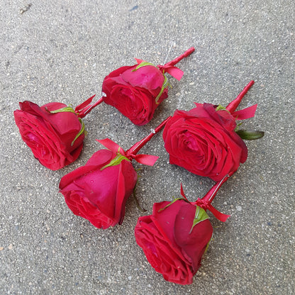 Red Rose & Sparkle | Wedding Flowers