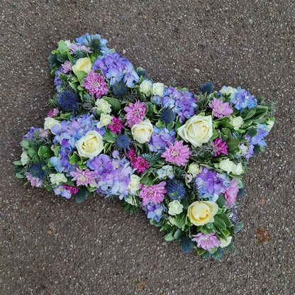 Lilac Floral Pillow