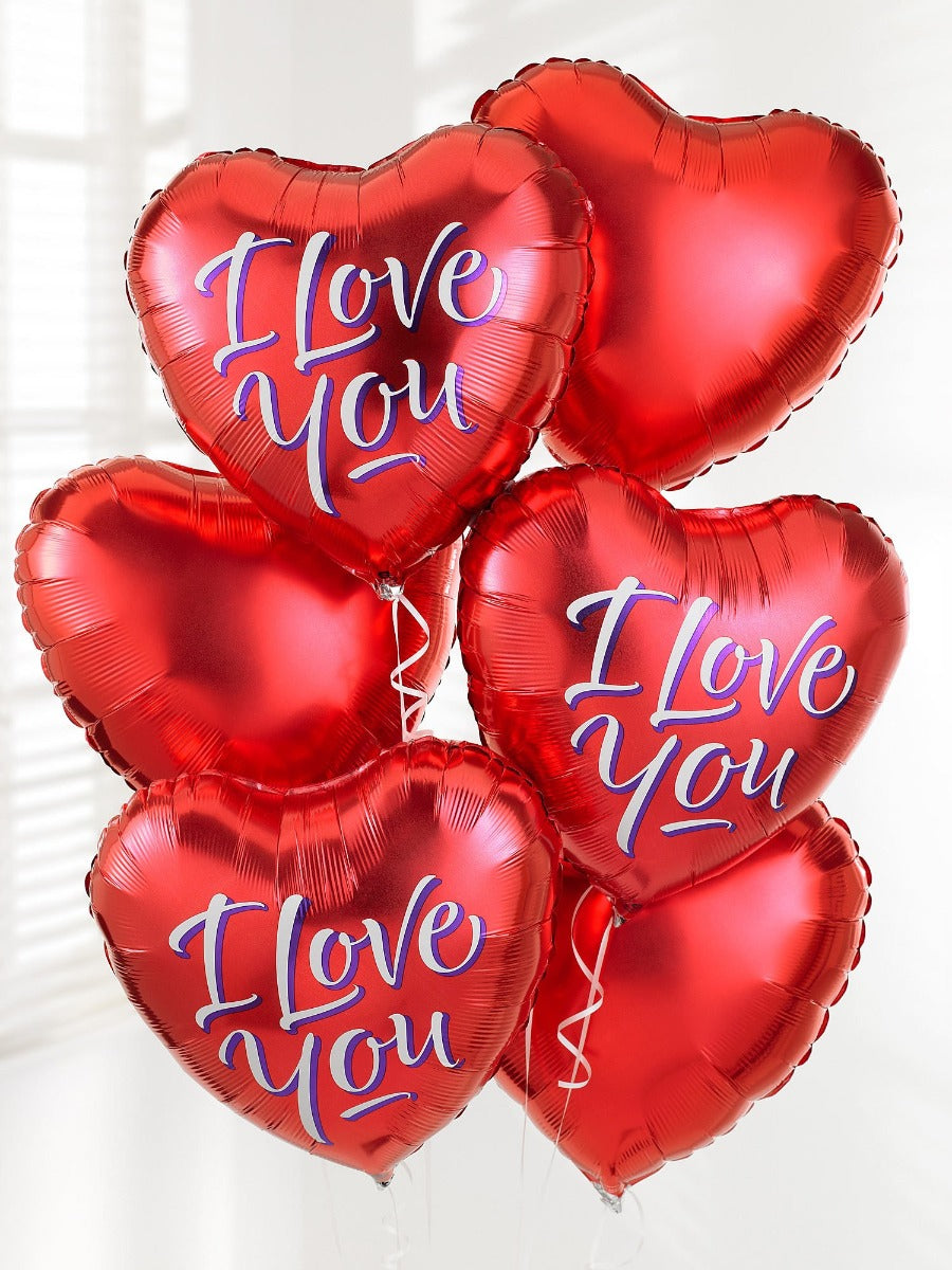 I Love You Balloon Bouquet – Les Fleurs Florist